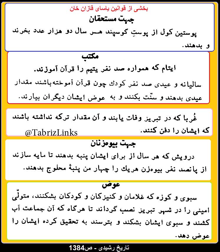 قوانین غازان خان