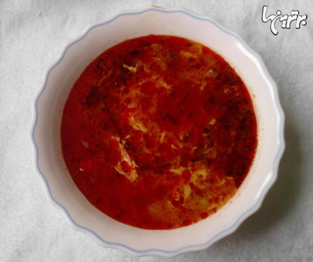 اشکنه ریواس قاقری