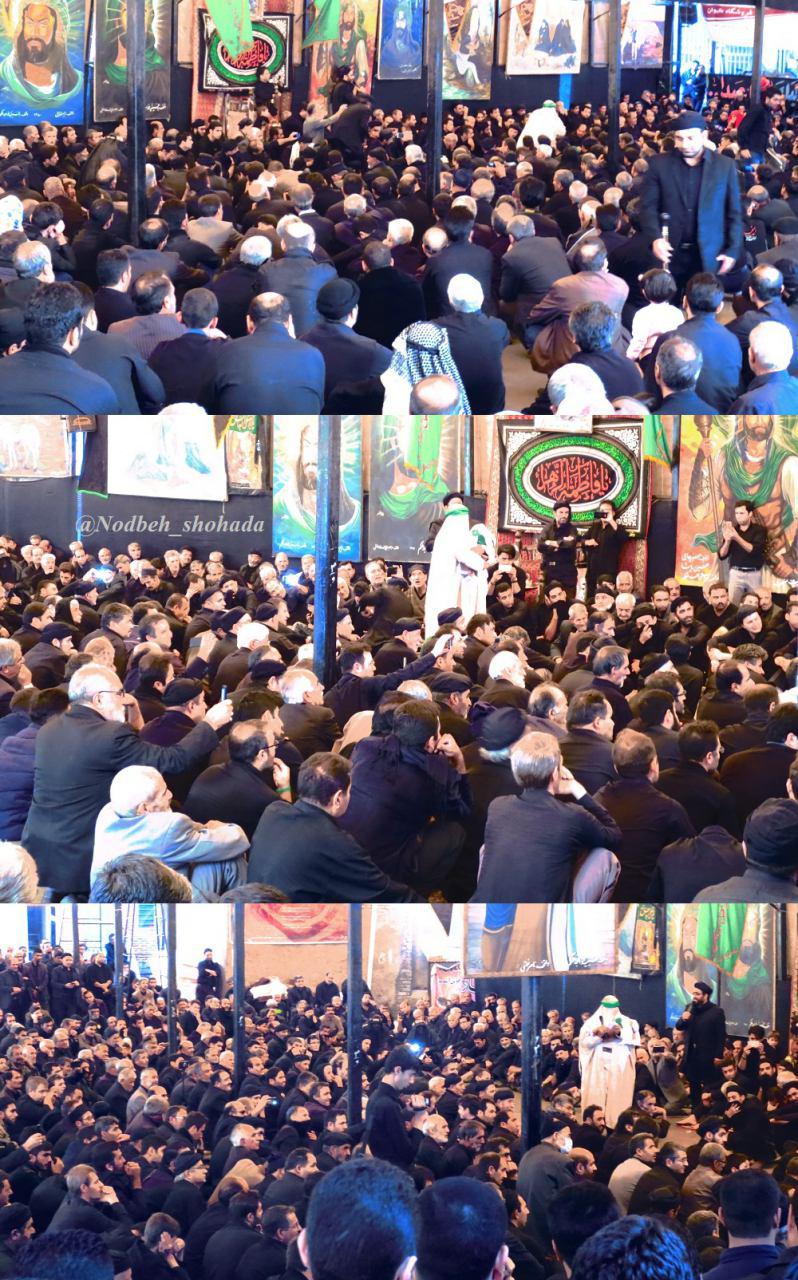 تصاویر عزاداری هیئت حاج جسین پاشا خواجه ملکم محرم مراغه