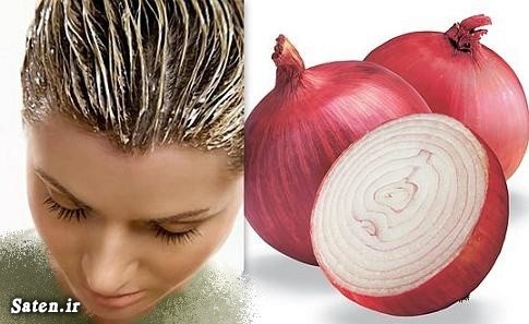 خوص آب پیاز برای مو