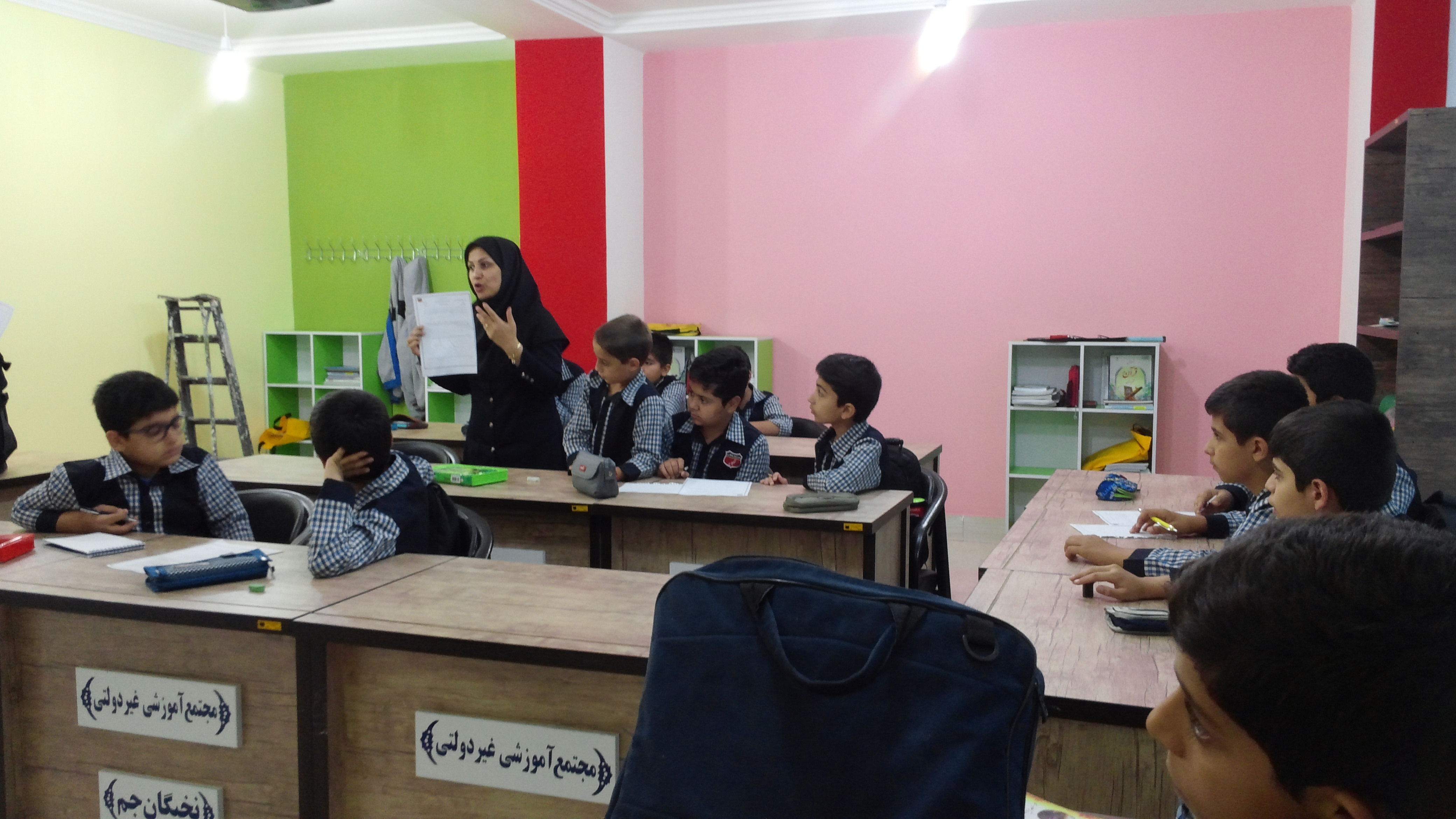 برگزاری لیگ ریاضیات در دبستان