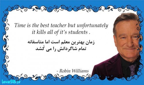همه چی به زبان انگلیسیTime is the best teacher