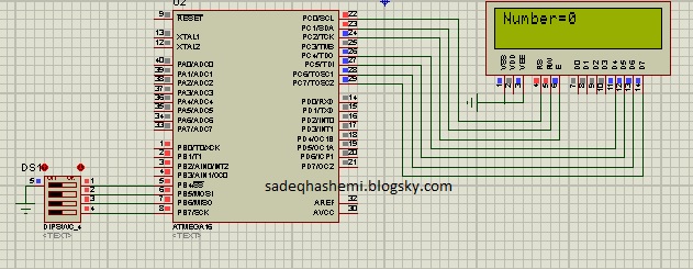 LCD Counter شمارنده با نمایشگر کریستال مایع