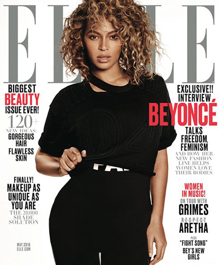 جدیدترین عکس های بیانسه روی مجله ال ELLE