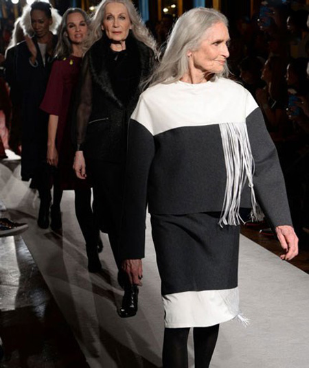 مصاحبه با پیرترین سوپرمدل جهان + تصاویر پیرترین سوپرمدل جهان