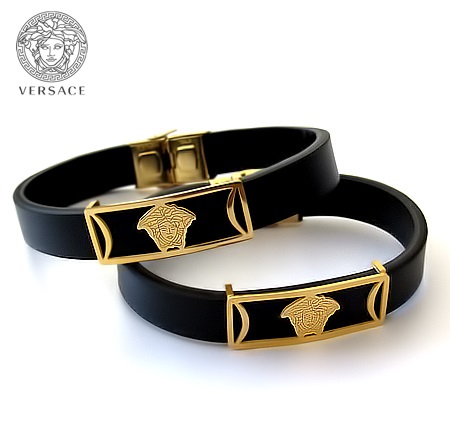 دستبند چرم طرح ورساچه Versace Bracelets