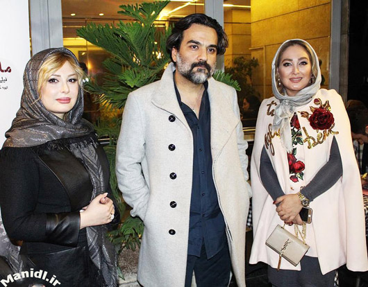 الهام حمیدی و نیوشا ضیغمی در اکران فیلم ما همه گناهکاریم