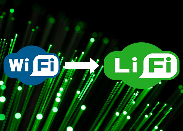 اینفوگرافی مقایسه WiFi و LiFi اینفوگرافی مقایسه WiFi و LiFi