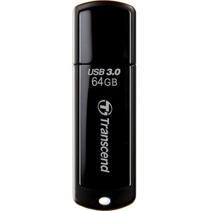 Transcend JetFlash 700 USB 3.0 Flash Memory - 64GB مشکی