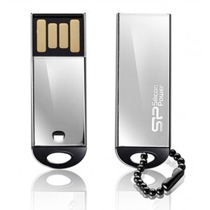 Silicon Power Touch 830 USB Flash Memory - 64GB نقره ای