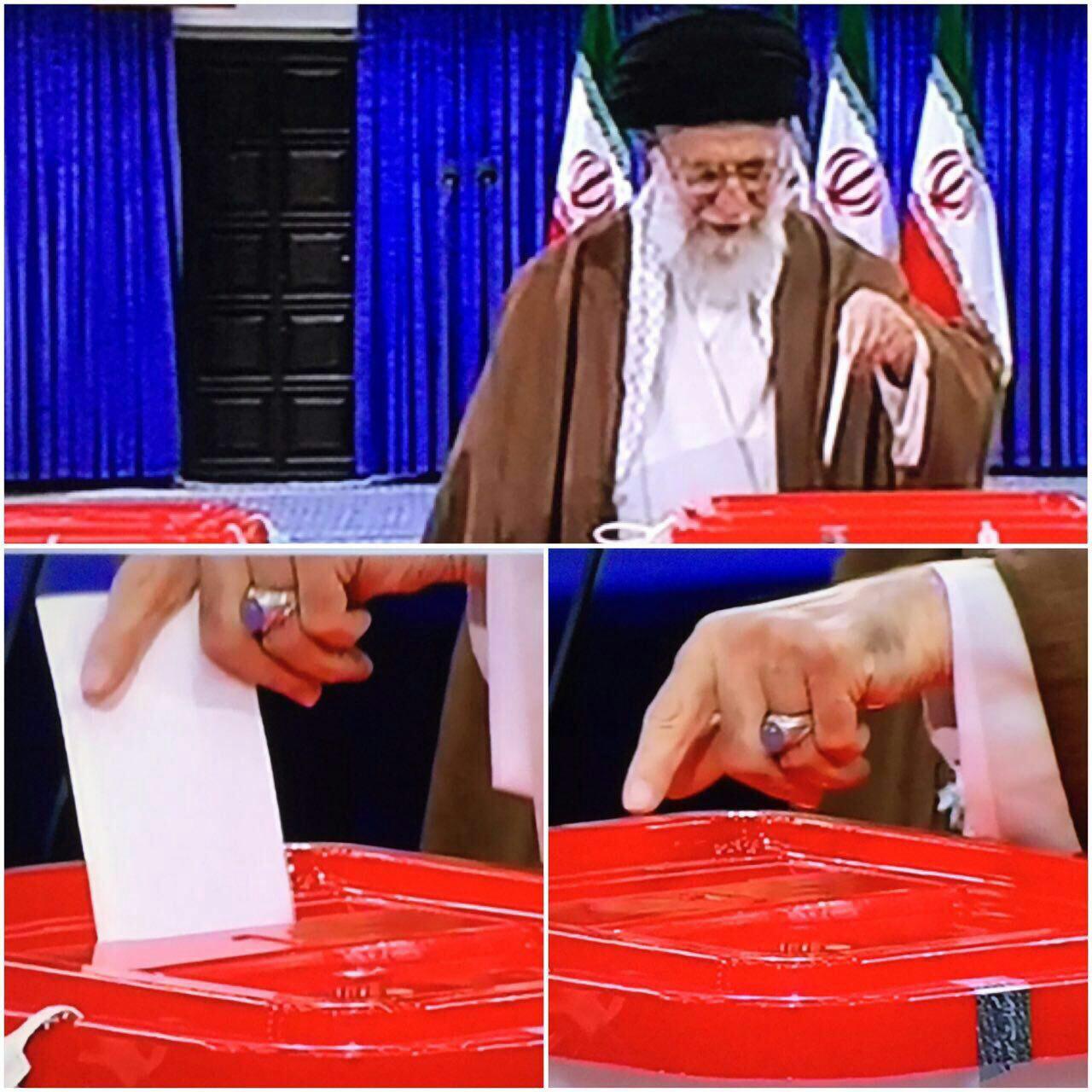 انگشتر رهبر در انتخابات 96