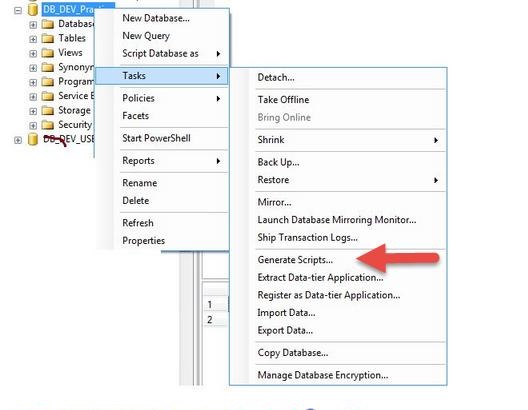 راهکاری جهت انتقال پایگاهداده SQl Server از نسخه بالا به نسخههای پائینتر