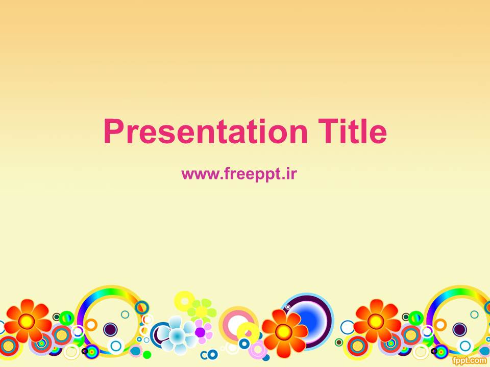 قالب پاورپوینت گل های زیبا قالب پاورپوینت گل های زیبا