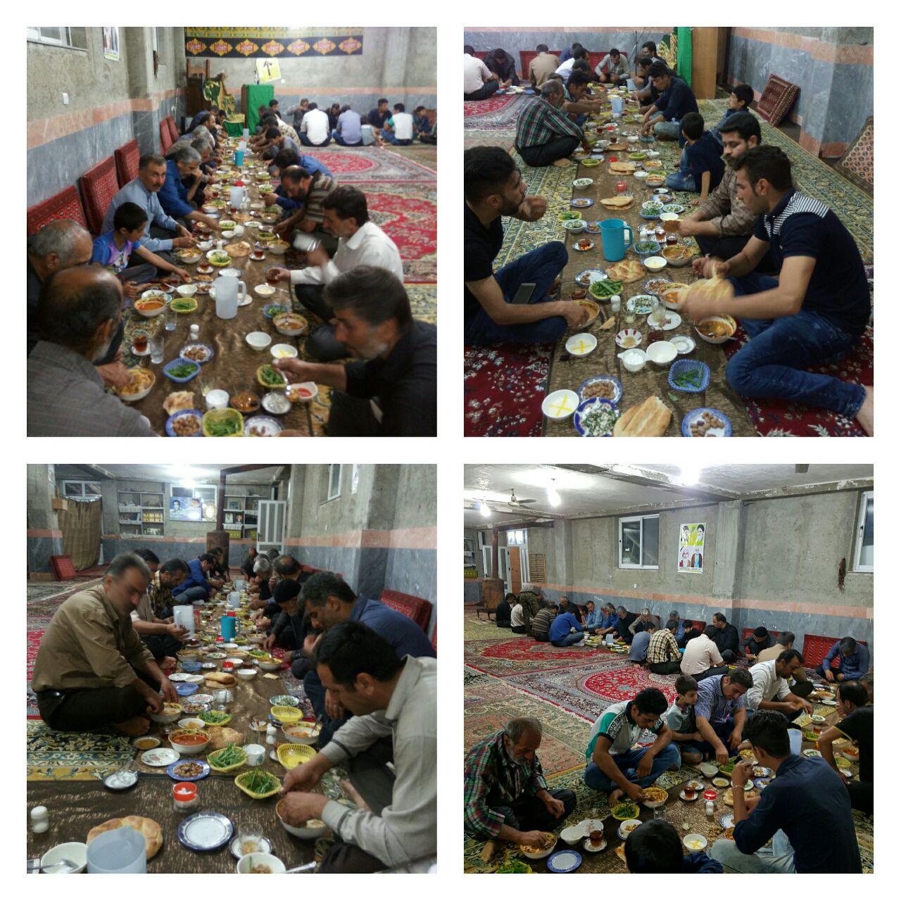 افطار دهی در روستا