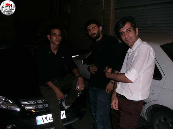 جوانان هیئت زوارالحسین علیه السلام درمراسم پنجمین سالگرد شهادت شهید مدافع وطن شهیدمحمدعلی دولت آبادی درحسینیه شهیددولت آبادی-شهدای ناجا