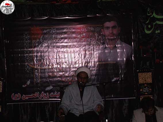 سخنرانی حجت السلام والمسلمین وثوقی درمراسم پنجمین سالگرد شهادت شهید مدافع وطن شهیدمحمدعلی دولت آبادی هیئت زوارالحسین(ع) درحسینیه شهیددولت آبادی-شهیدان ناجا