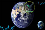 گوی آبی زیبا