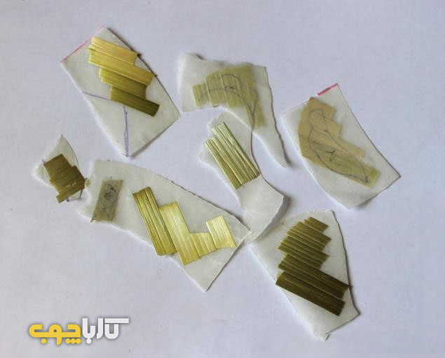 آموزش معرق ساقه گندم,معرق کاری