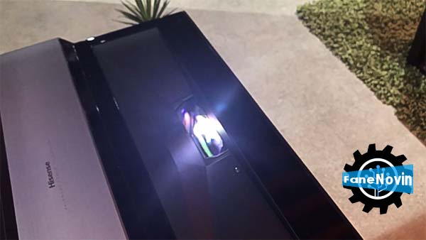 hisense laser tv 100L8D tk k,dk فن نوین fanenovin
