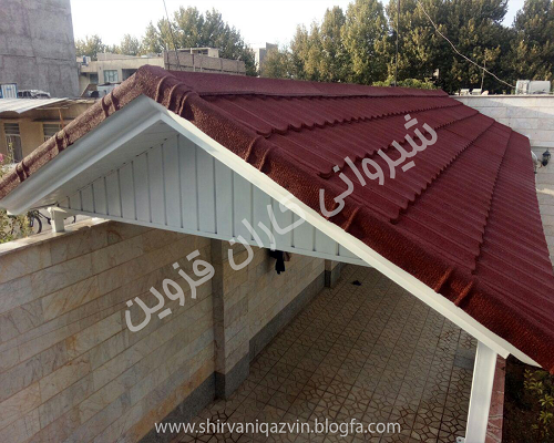 سقف شیبدار پارکینگ دکرا سقف دکرا،سقف شیروانی دکرا،سقف ویلایی،سقف شیبدار