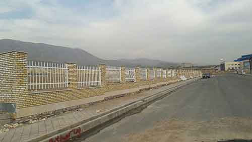 نصب نرده دیوار محوطه