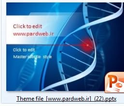دانلود رایگان تم و قالب پاورپوینت کرموزوم ژنتیک