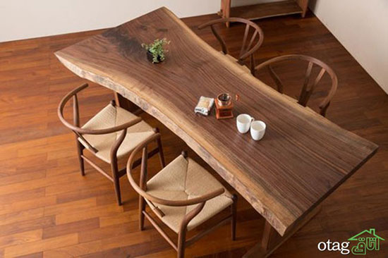 میز ناهارخوری چوبی