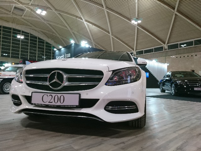مرسدس بنز C200 در نمایشگاه خودروی تهران