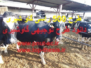 شروع کار و سرمایه گذاری در گاوداری شیری صنعتی