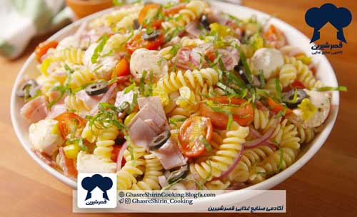 سالاد پاستا - کلاس و کارگاه آموزش شغل آشپز (شف) با اعطای مدرک بین الملی تحت نظر سازمان فنی حرفه ای در آکادمی صنایع غذایی قصرشیرین اصفهان سالاد پاستا - کلاس و کارگاه آموزش شغل آشپز (شف) با اعطای مدرک بین الملی تحت نظر سازمان فنی حرفه ای در آکادمی صنایع غذایی قصرشیرین اصفهان