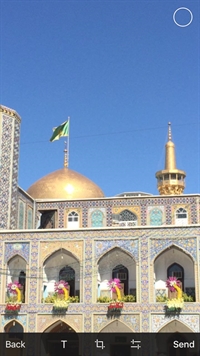 صحن ازادی حرم مطهر امام رضا علیه السلام