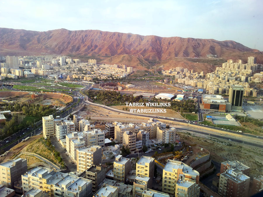 تبریز از برج تجارت جهانی