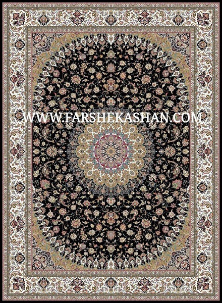فرش کاشان طرح مهر اصفهان