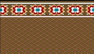 فرش سجاده ی نمازخانه ای گردویی طرح فردوس