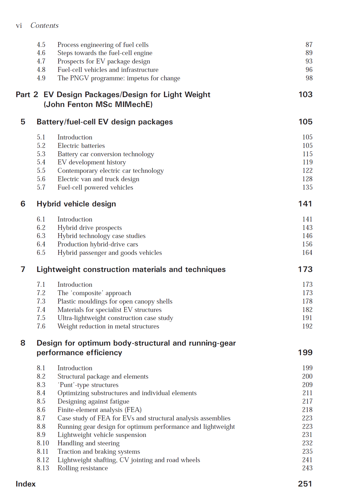دانلود فايل PDF کتاب Lightweight Electric/Hybrid Vehicle DesignRon