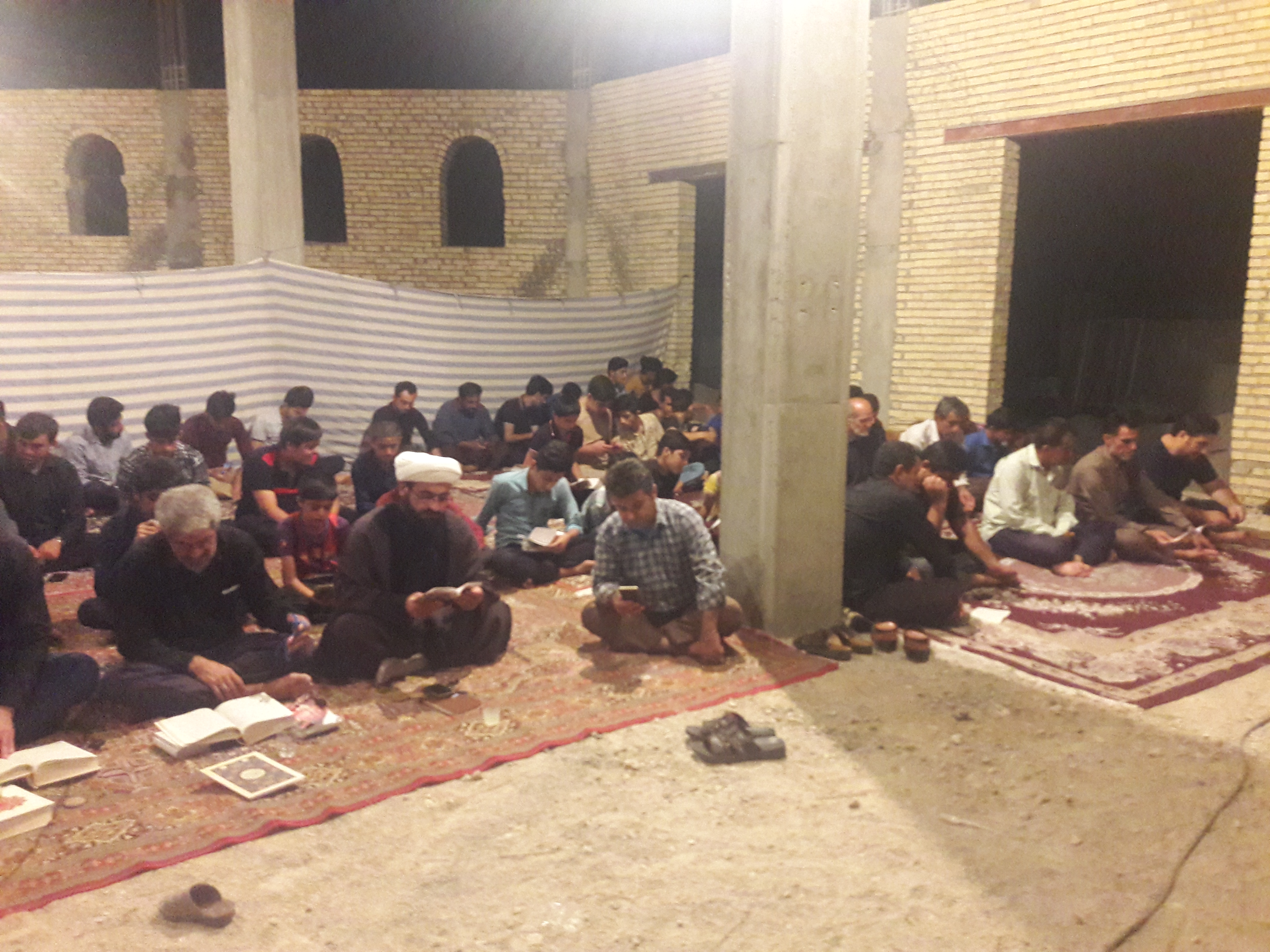 شب قدر مسجد امام حسین روستای گچ بلند