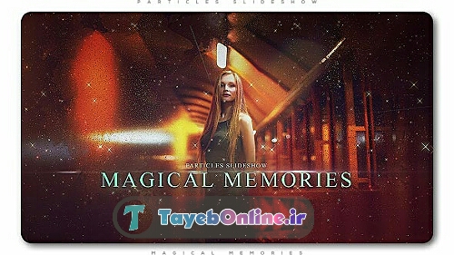 پروژه آماده افترافکت  :Particles_Slideshow_Magical_Memories 