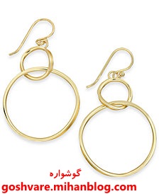 گوشواره حلقه ای طلا