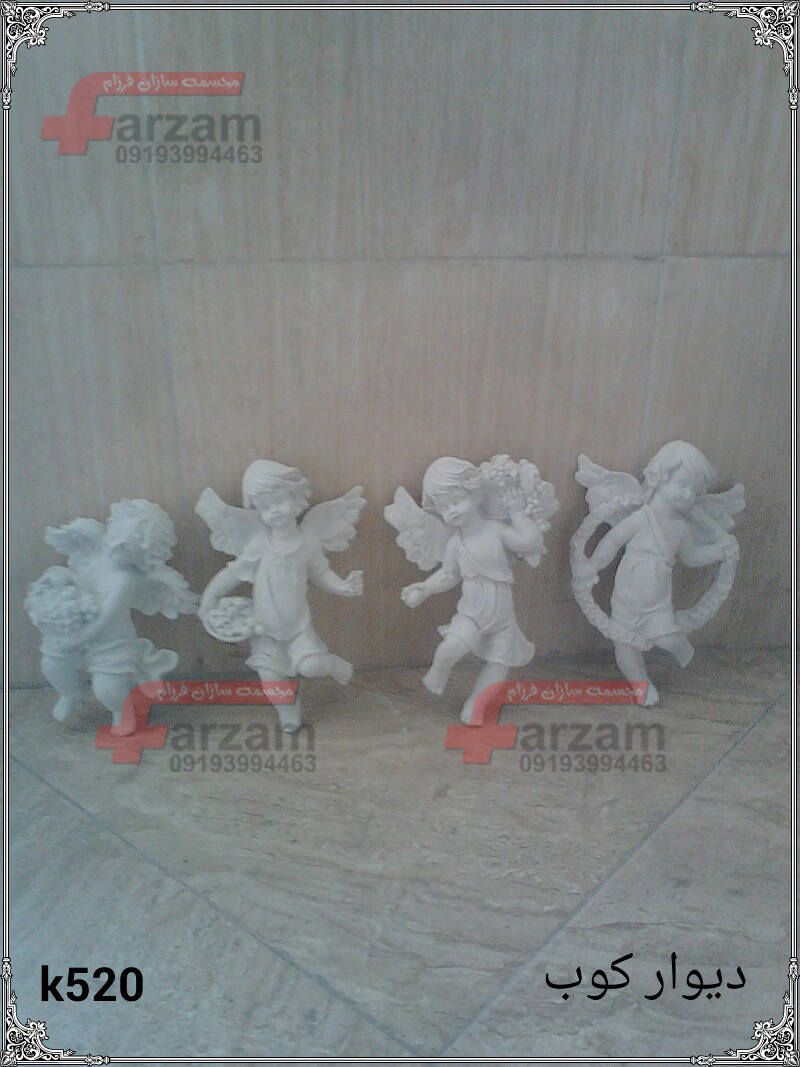 فرشته پلی استر دیوار کوب کد 520