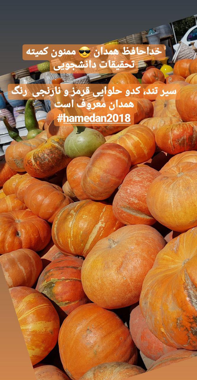 همدان شهر کدو حلوایی 