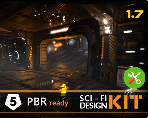 پکیج محیط یونیتی Sci-fi Design Kit