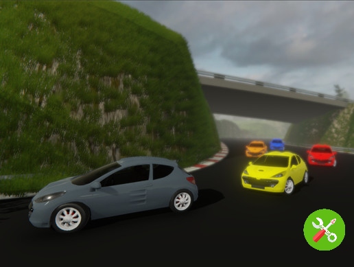 پروژه کامل Racing Game Template