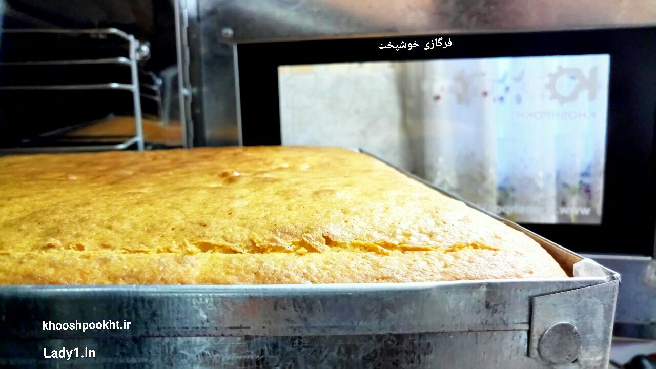 پخت کیک در تنورگازی 