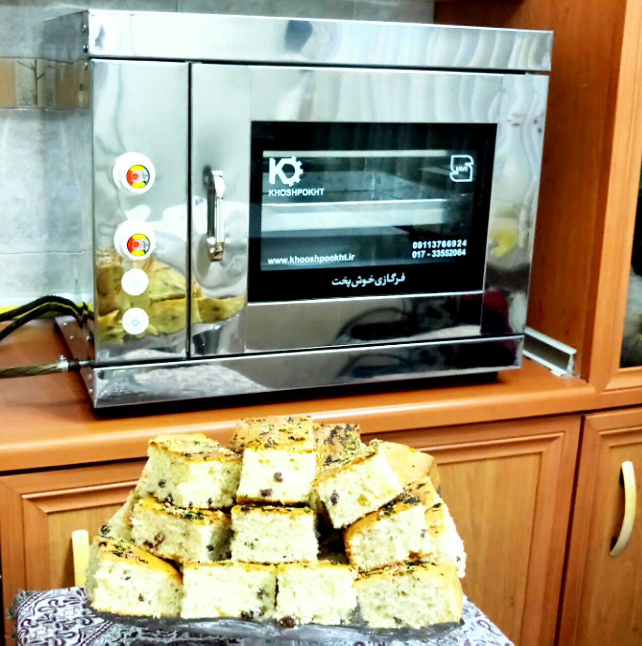 پخت کیک در تنورگازی 