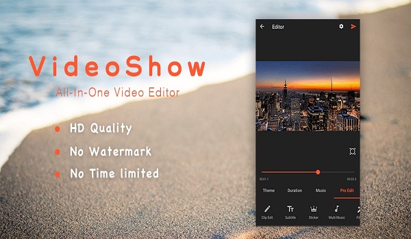 دانلود VideoShow Pro: Video Editor 8.1.8rc - ویدئو ادیتور قوی