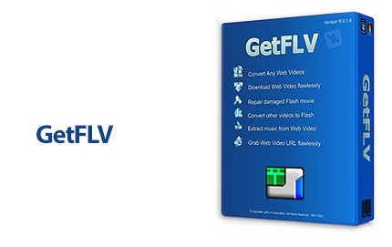 دانلود GetFLV Pro v11.6558.866 - دانلود فایل های تصویری FLV و اجرای آن ها در کامپیوتر