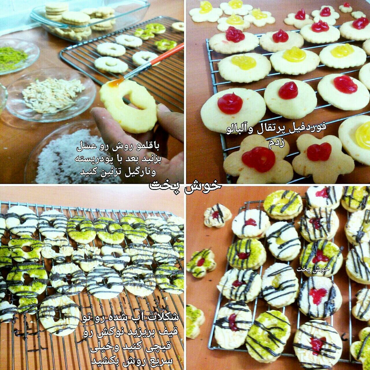 پخت شیرینی درتنورگازی