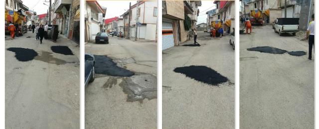 گزارش تصویری از لکه گیری آسفالت و فعالیتهای عمرانی مناطق پنجگانه شهرداری رشت (بخش دوازدهم) 35 2032032034