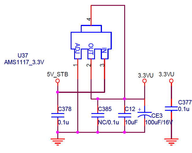 رگولاتور 3.3 ولتی مین برد ایکس ویژن