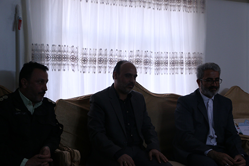 دیدار نوروزی مرکز امور ایثارگران فرماندهی انتظامی تهران بزرگ با خانواده شهید مدافع وطن شهیدمحمدعلی دولت آبادی-نوروز1398